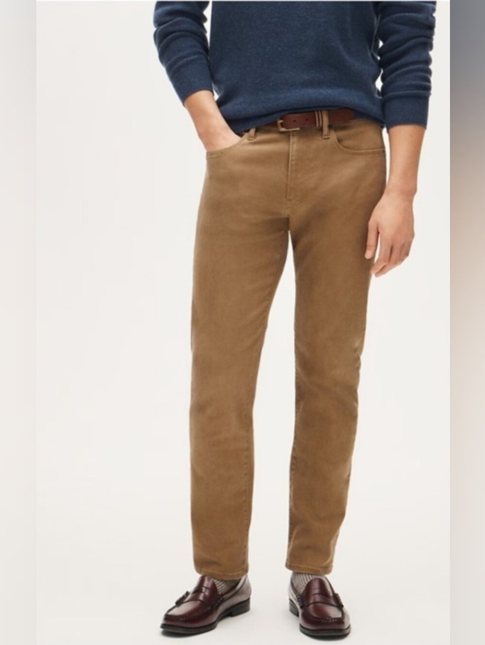 J crew dark khaki 770™ Straight-fit Bergen five-pocket pant
Item CH146